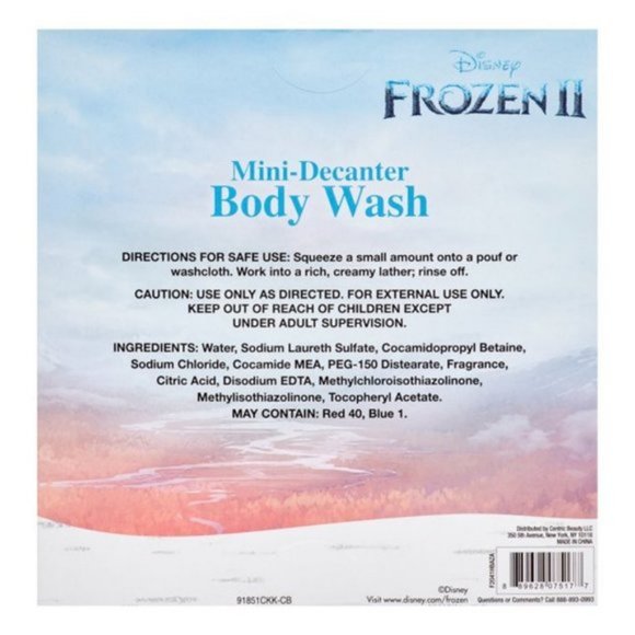 Disney Frozen Mini-Decanter Body Wash Set - Picture 4 of 11